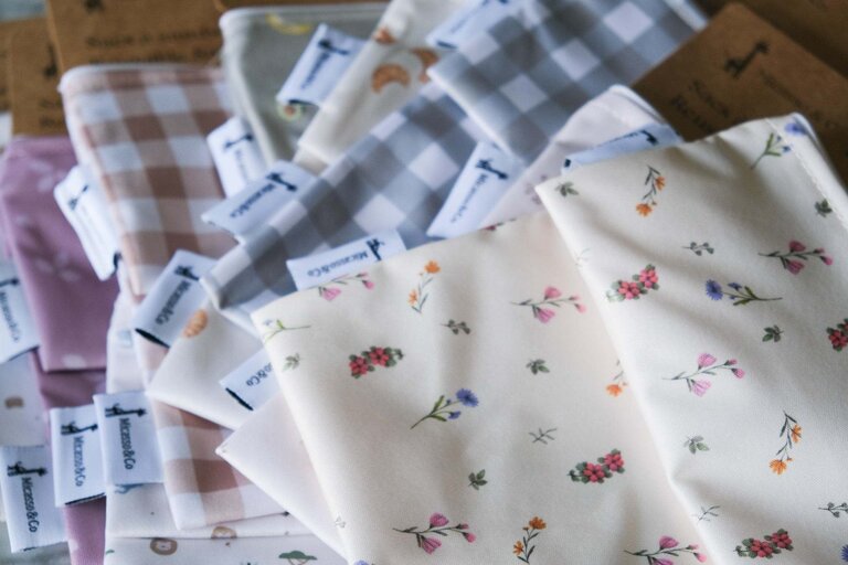 MICASSO & CO DUO DE SACS À COLLATION - LES FLEURS