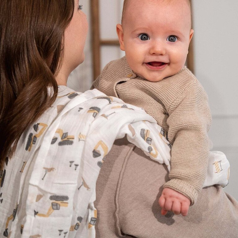 PERLIMPINPIN MOUSSELINE EN COTON - EXCAVATRICE