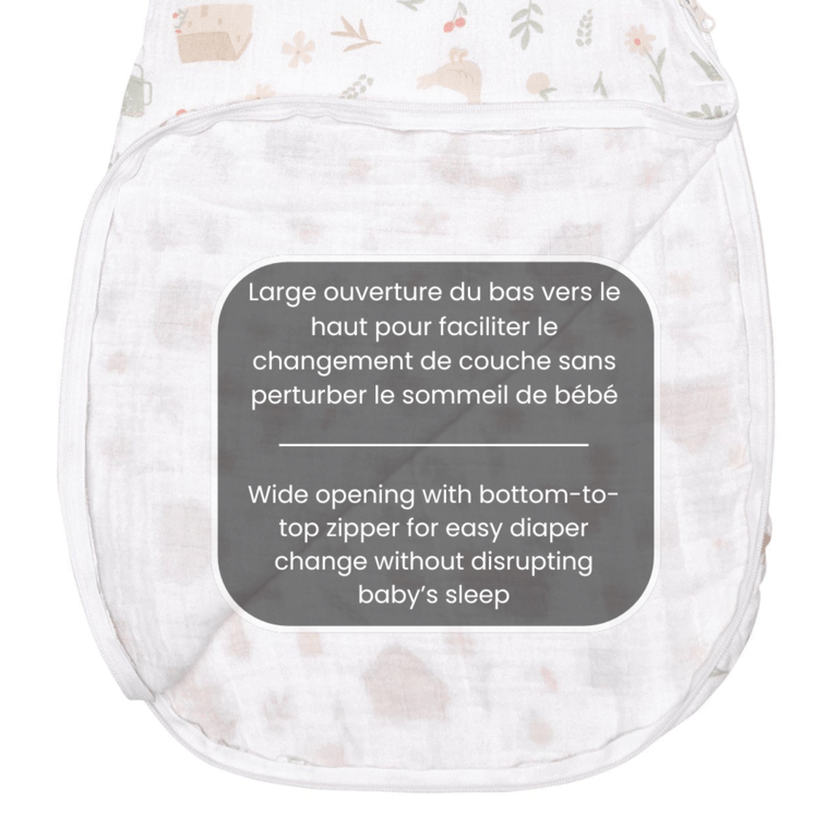 PERLIMPINPIN SAC DE NUIT EN MOUSSELINE 0.7 TOG - PICNIC