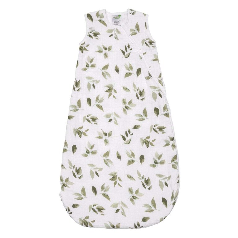 PERLIMPINPIN SAC DE NUIT EN MOUSSELINE 0.7 TOG - FEUILLES