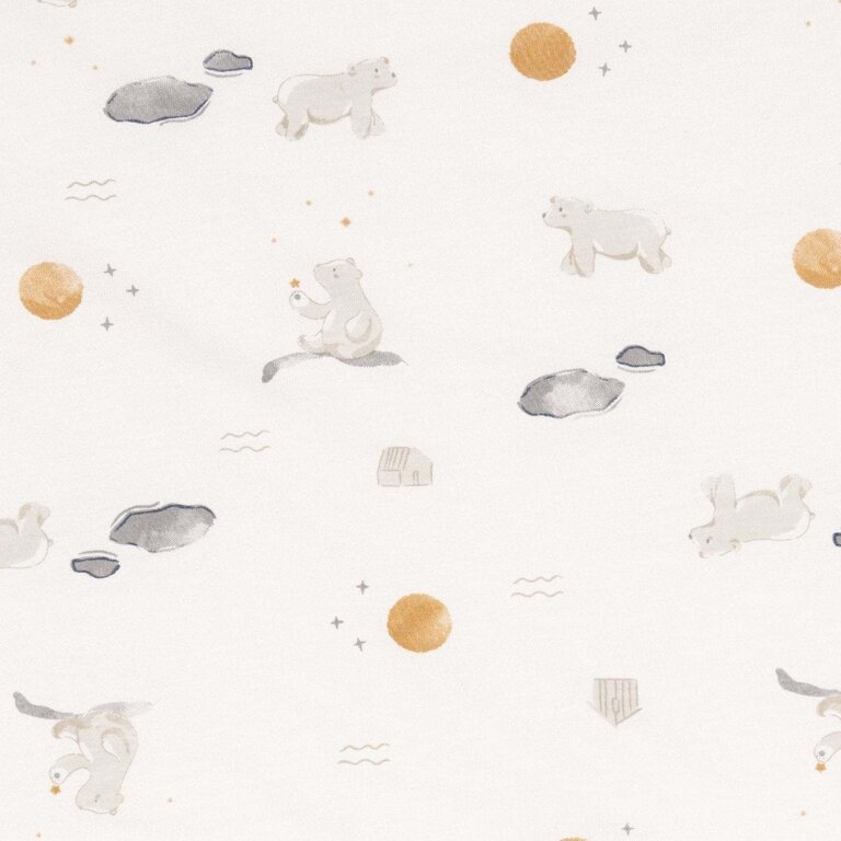 PERLIMPINPIN DRAP CONTOUR EN BAMBOU - PLEINE LUNE