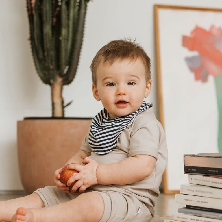 ZAK & ZOÉ BAVOIR DRAPÉ - LIGNÉ MARINE