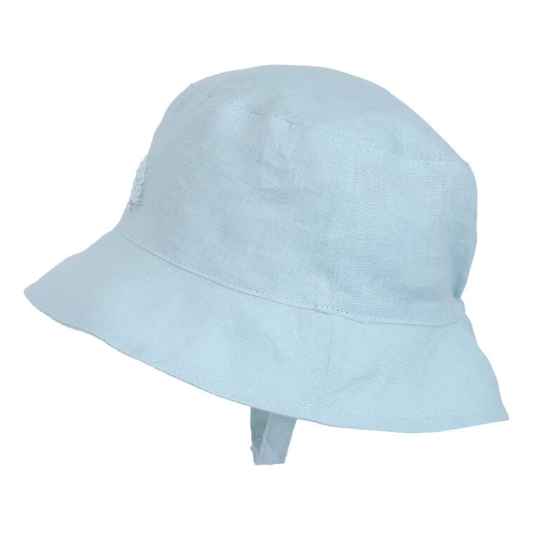 CALIKIDS CHAPEAU BUCKET EN LIN - BLEU
