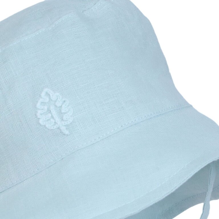 CALIKIDS CHAPEAU BUCKET EN LIN - BLEU