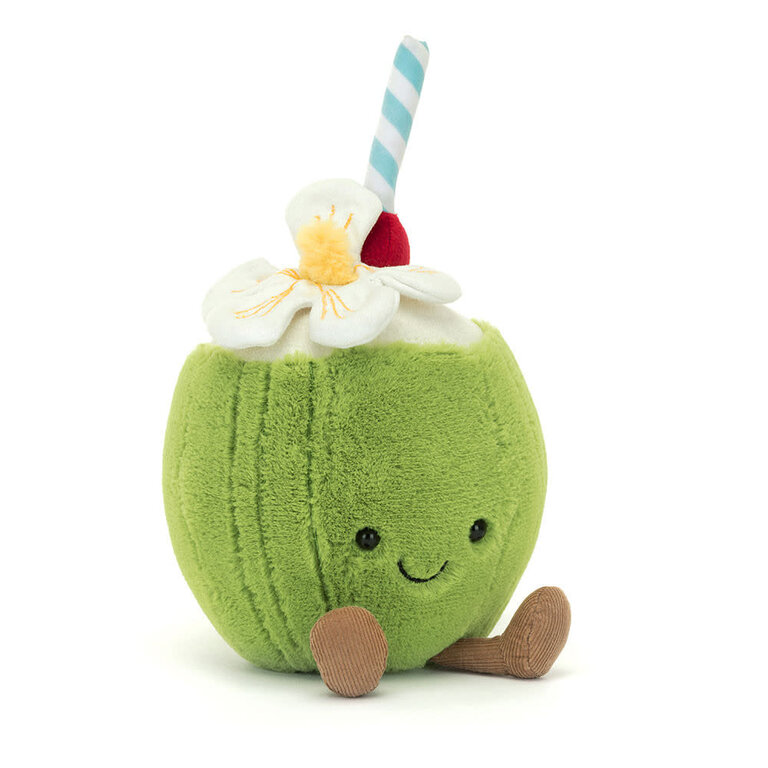 JELLYCAT PELUCHE - NOIX DE COCO ARUBA AMUSANTE