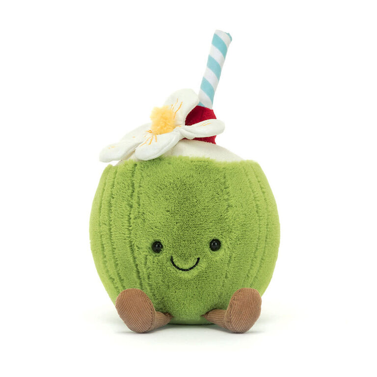 JELLYCAT PELUCHE - NOIX DE COCO ARUBA AMUSANTE