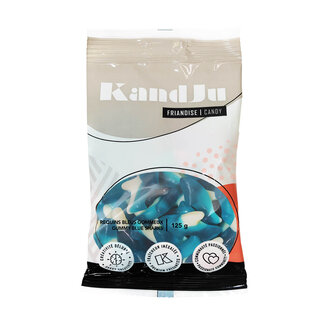 KANDJU CANDY BAG 125G - BLUE SHARKS
