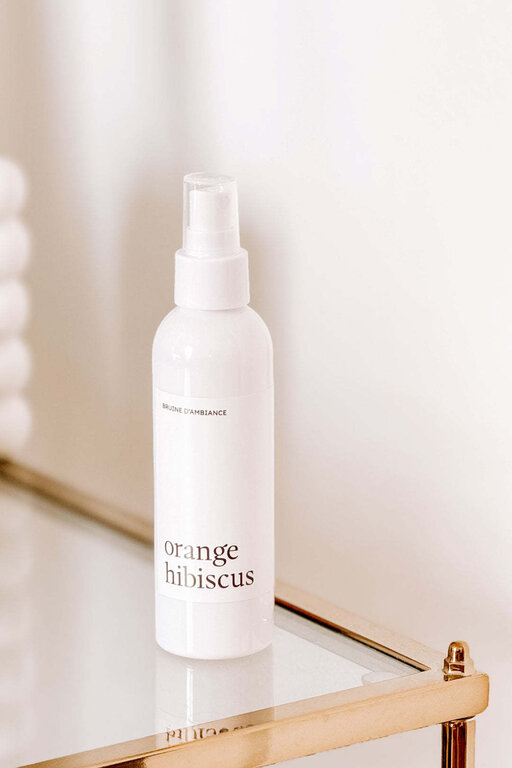 MARÉE CHANDELLE BRUINE D'AMBIANCE - ORANGE HIBISCUS