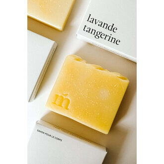 MARÉE CHANDELLE SAVON POUR LE CORPS - LAVANDE ET TANGERINE