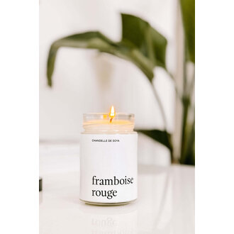 MARÉE CHANDELLE CHANDELLE DE SOYA - FRAMBOISE ROUGE