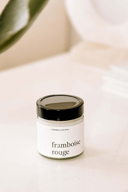 MARÉE CHANDELLE CHANDELLE DE SOYA - FRAMBOISE ROUGE