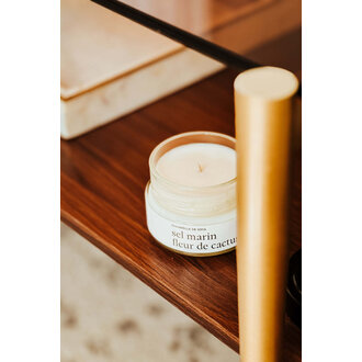 MARÉE CHANDELLE CHANDELLE DE SOYA - SEL MARIN FLEUR DE CACTUS