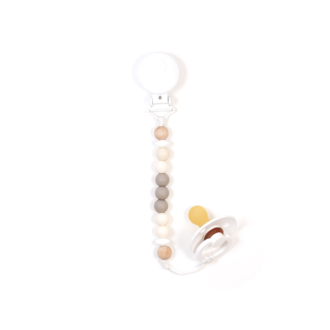 BULLE BIJOUTERIE ATTACHE-SUCE ORA - IVOIRE ET TAUPE