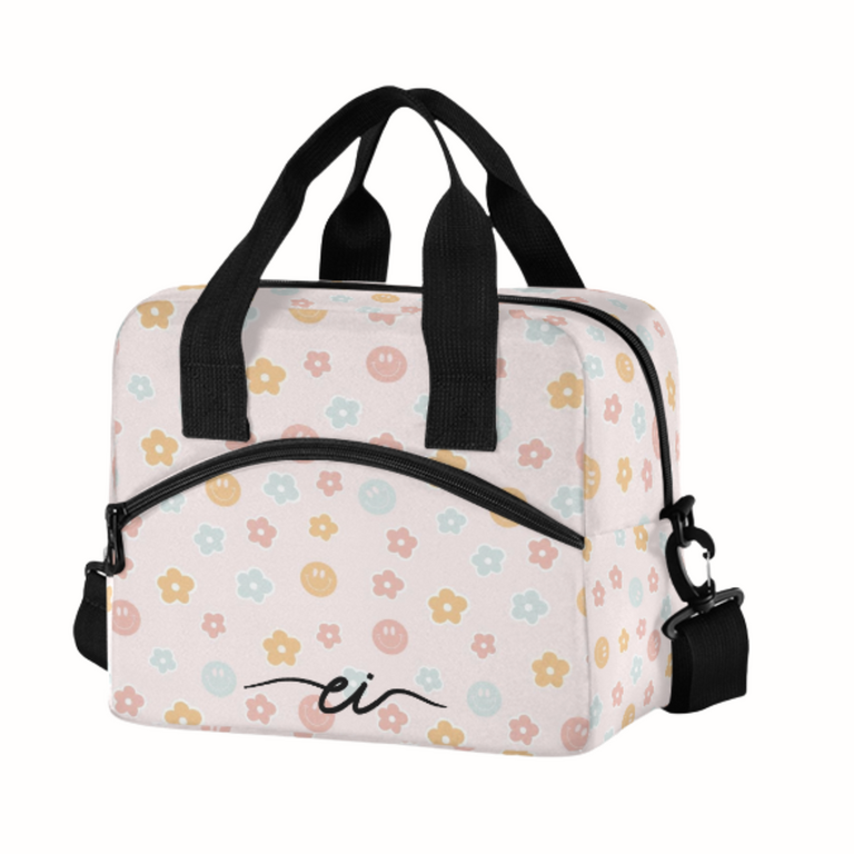 ENSEIGNANTES INSPIRANTES BOÎTE À LUNCH XL - SOURIRES ET FLEURS PASTELS