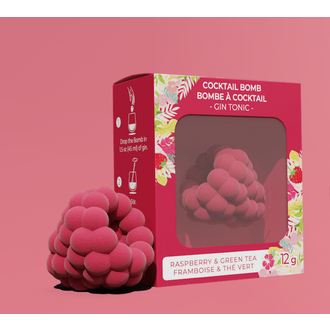 POSEIDN BOMBE POUR COCKTAIL INDIVIDUEL - FRAMBOISE ET THÉ VERT