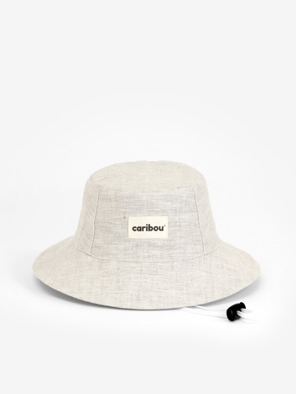 CARIBOU CHAPEAU SOLEIL EN LIN - ÉCRU