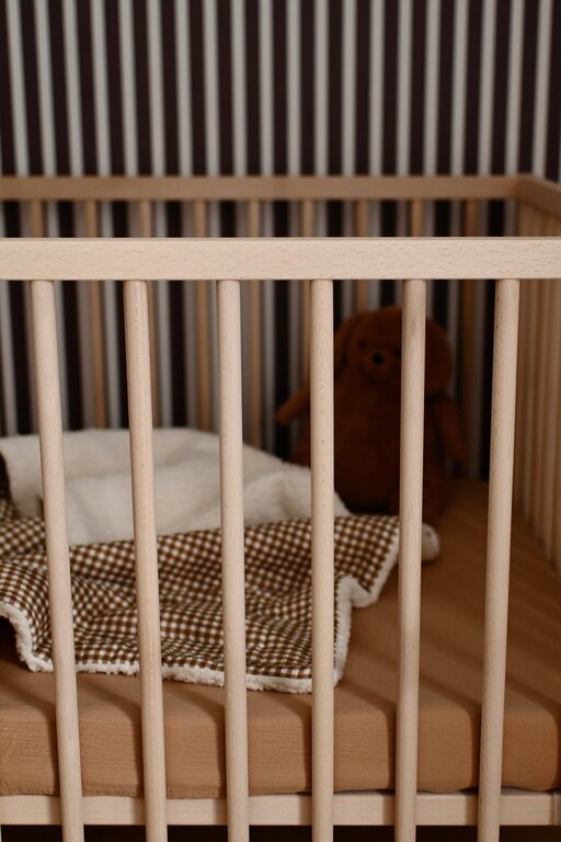 MINIKA DRAP CONTOUR LIT DE BÉBÉ - CARAMEL