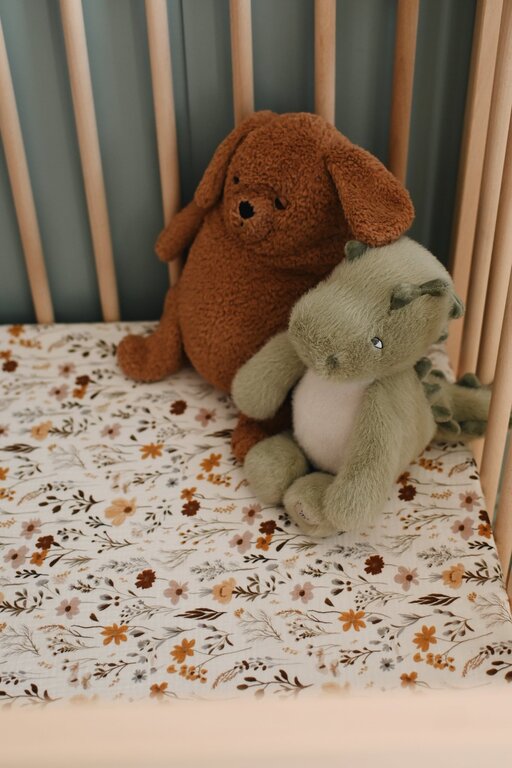 MINIKA DRAP CONTOUR LIT DE BÉBÉ - WILDFLOWERS