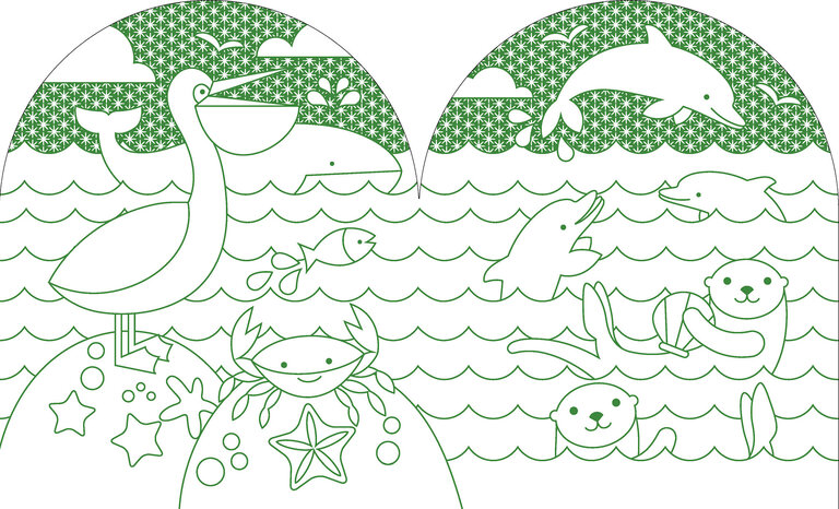 PETIT COLLAGE LIVRE À COLORIER AVEC AUTOCOLLANTS - WILD WORLD