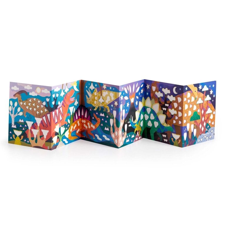 MUDPUPPY ENSEMBLE D'ACTIVITÉS D'AUTOCOLLANTS - DINOSAUR LAND