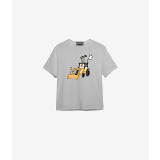 HEADSTER KIDS T-SHIRT LIL' FARMER - SABLE BLANC