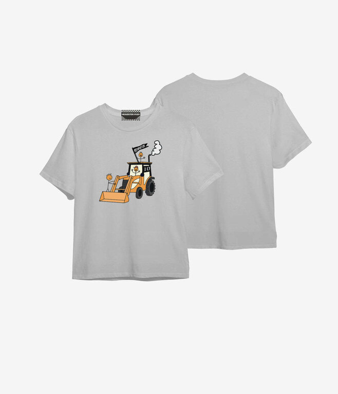 HEADSTER KIDS T-SHIRT LIL' FARMER - SABLE BLANC