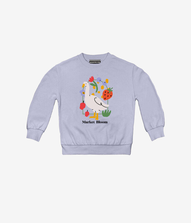 HEADSTER KIDS CREWNECK GOOSE BERRY - PRETTY LILAC