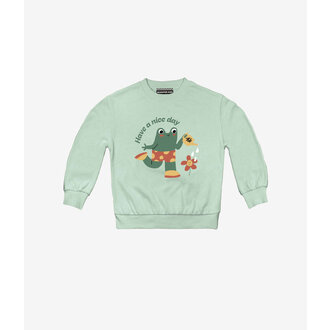 HEADSTER KIDS CREWNECK TOAD "ALLY" HAPPY -  PEARL HARVEST