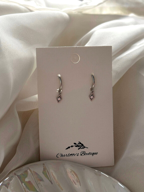 CHARLOTTE BOUTIQUE BOUCLES D'OREILLES ÉTINCELLES -  ARGENT