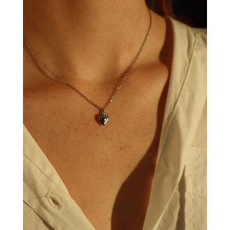 CHARLOTTE BOUTIQUE COLLIER LOVELY - ARGENT