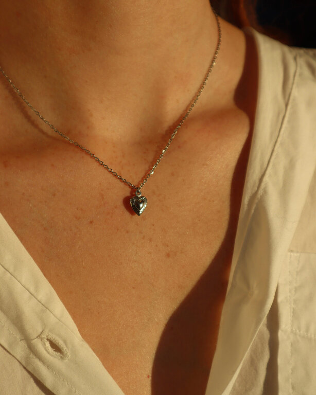 CHARLOTTE BOUTIQUE COLLIER LOVELY - ARGENT