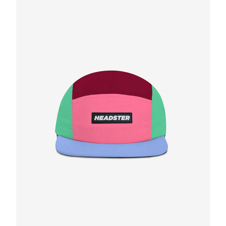 HEADSTER KIDS FIVE-PANEL CAP - BUBBLEGUM