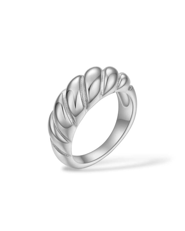 CHARLOTTE BOUTIQUE BAGUE CROISSANT - ARGENT