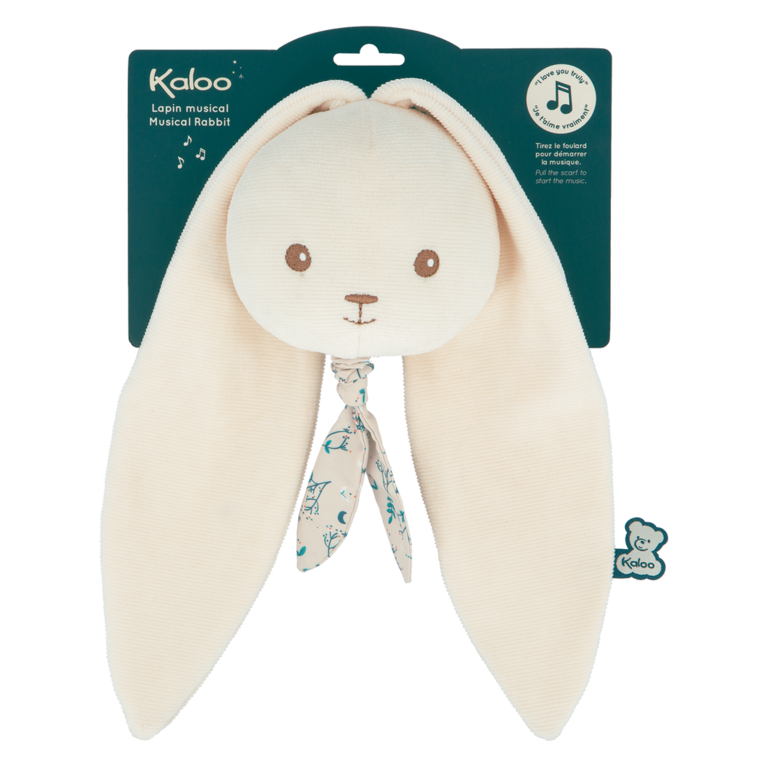 KALOO DOUDOU LAPIN MUSICAL - CRÈME