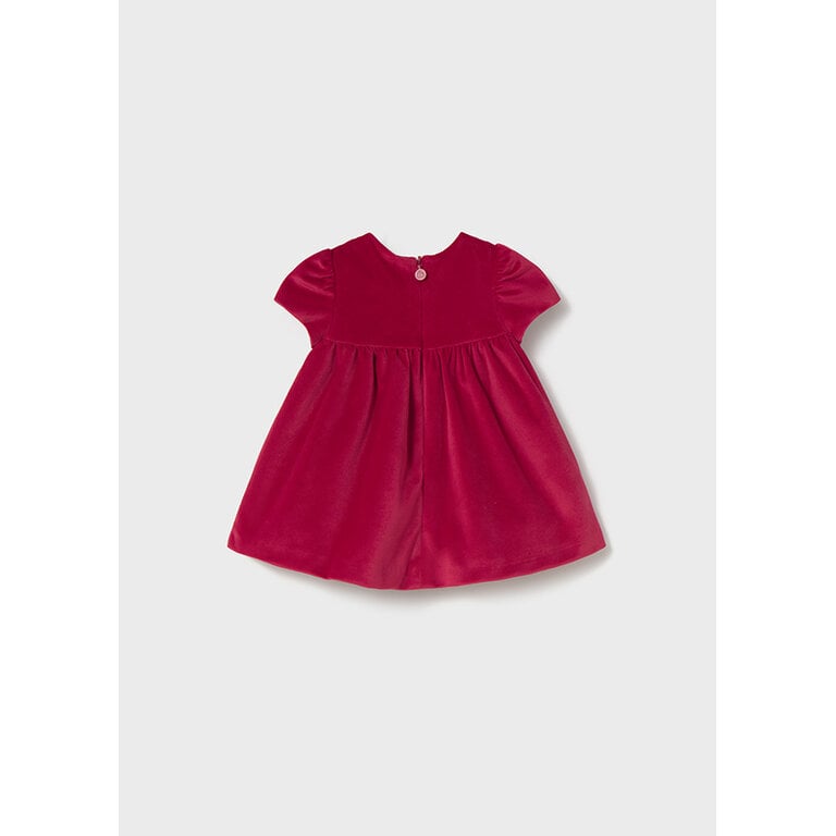 MAYORAL MAYORAL - VELVET DRESS - CHERRY