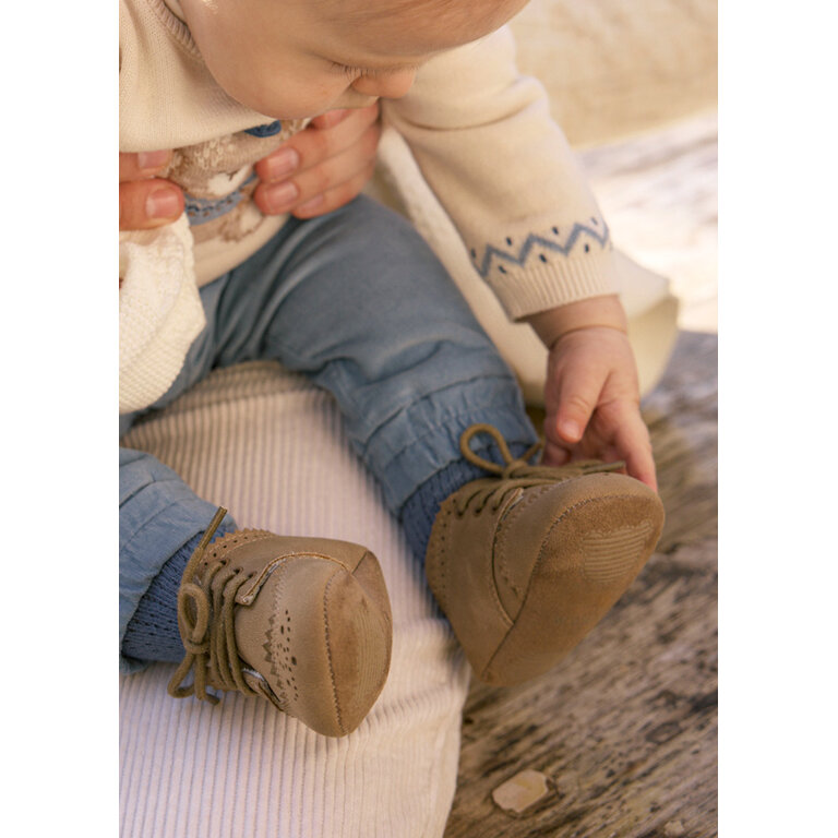 MAYORAL CHAUSSONS RICHELIEUX - BEIGE FONCÉ