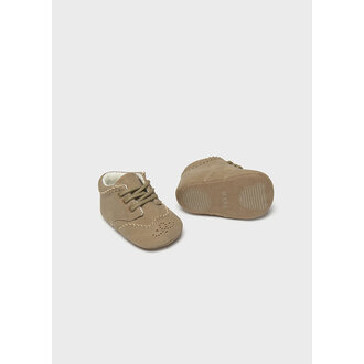 CHAUSSONS RICHELIEUX - BEIGE FONCÉ