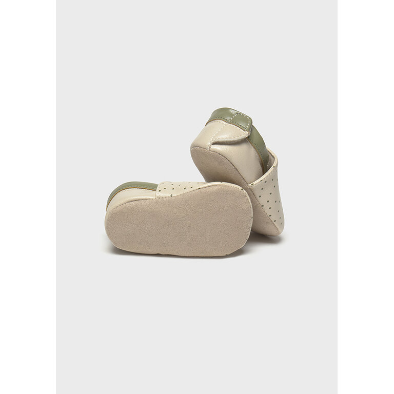 MAYORAL FAUX LEATHER SLIPPERS - SOY