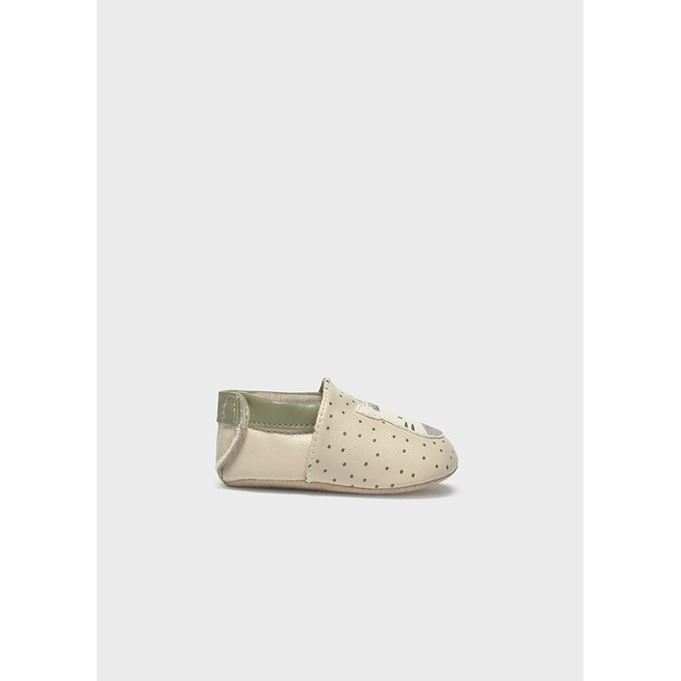 MAYORAL FAUX LEATHER SLIPPERS - SOY