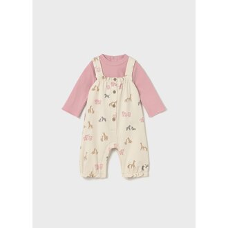 MAYORAL ENSEMBLE SALOPETTE IMPRIMÉE - ORCHIDÉE