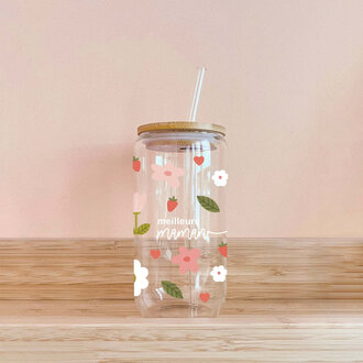 MÖMY VERRE BOHO 16 OZ - MEILLEURE MAMAN JARDIN DE FLEURS