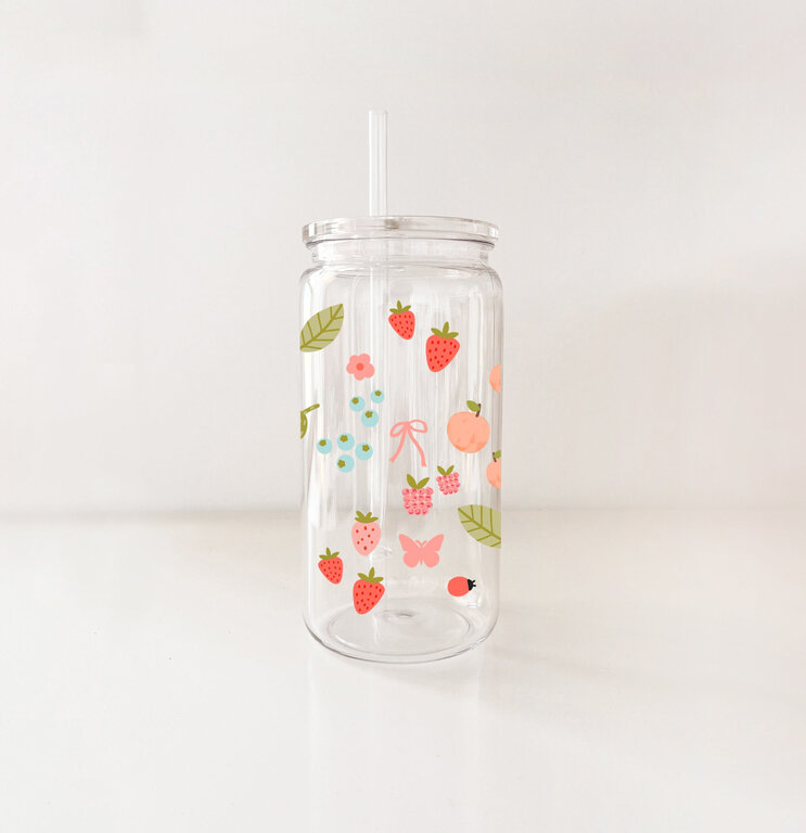 MÖMY VERRE 16 OZ PLASTIQUE - JARIDN D'ÉTÉ