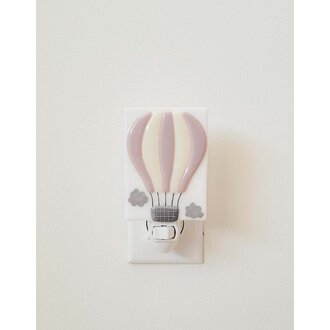 VEILLE SUR TOI VEILLEUSE - BALADE EN MONTGOLFIÈRE ROSE