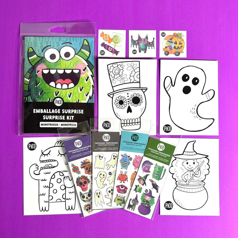 PICO TATOO SURPRISE SET - MONSTROUS