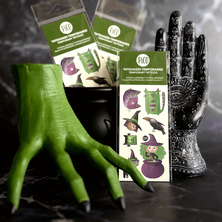 PICO TATOO TATOUAGE TEMPORAIRE - FRANKENCHAT ET LES SORCIÈRES