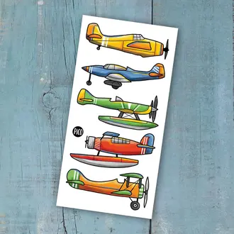 PICO TATOO TATOUAGES TEMPORAIRES -  LES AVIONS