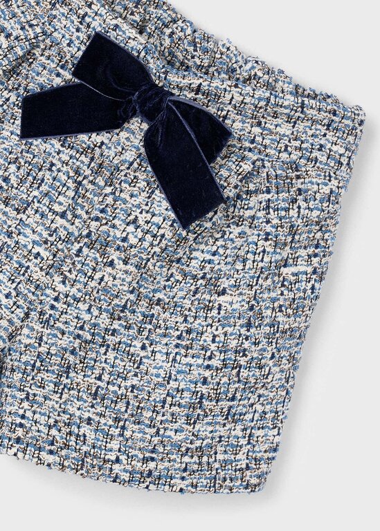 MAYORAL SHORT EN BOUCLETTE AVEC FIL DORÉ - OCÉAN