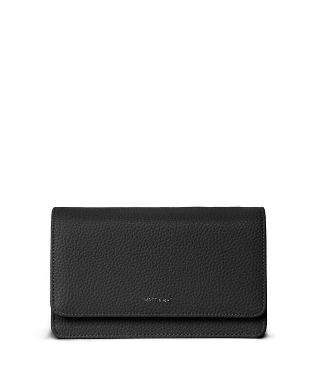 MATT & NAT SAC À BANDOULIÈRE BEE GRAIN - NOIR