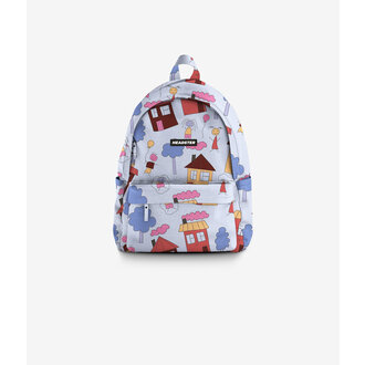 HEADSTER KIDS SAC À DOS DOODLE TOWN 20L - BLEU ACIER