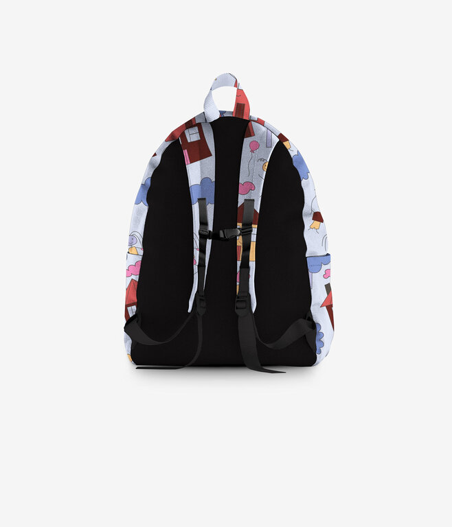 HEADSTER KIDS SAC À DOS DOODLE TOWN 20L - BLEU ACIER